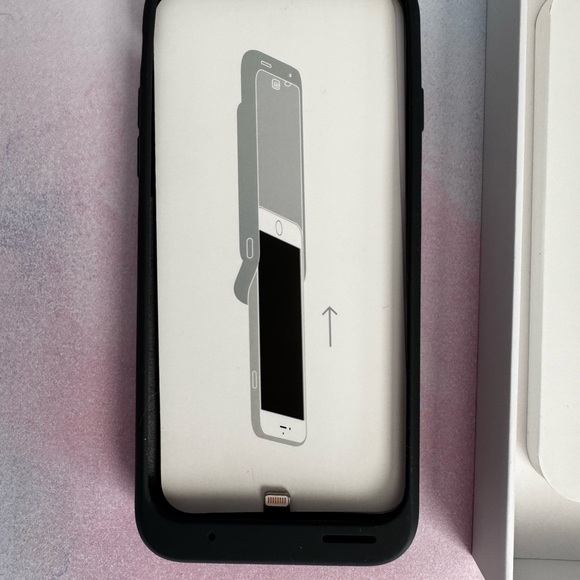 Apple iPhone 6/6s Charcoal Smart Battery Case, Open box, all papers, never used - Picture 5 of 8